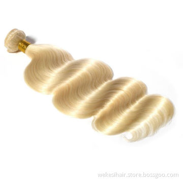Raw Virgin Blonde Human Hair,Raw Human 613 Virgin Russian Blonde Hair Bundles,613 Cuticle Aligned Virgin Hair Vendors